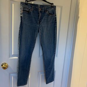 7 For All Mankind Blue Women's Jeans